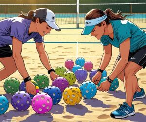 elegir pelotas de pickleball